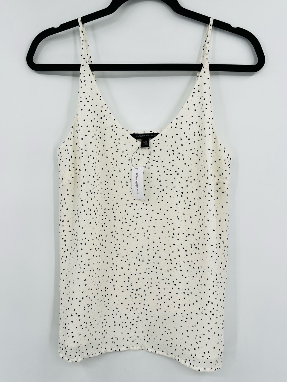 🆕 NWT Banana Republic Camisole Cami Polka Dot Spotted Printed Spaghetti Strap XS